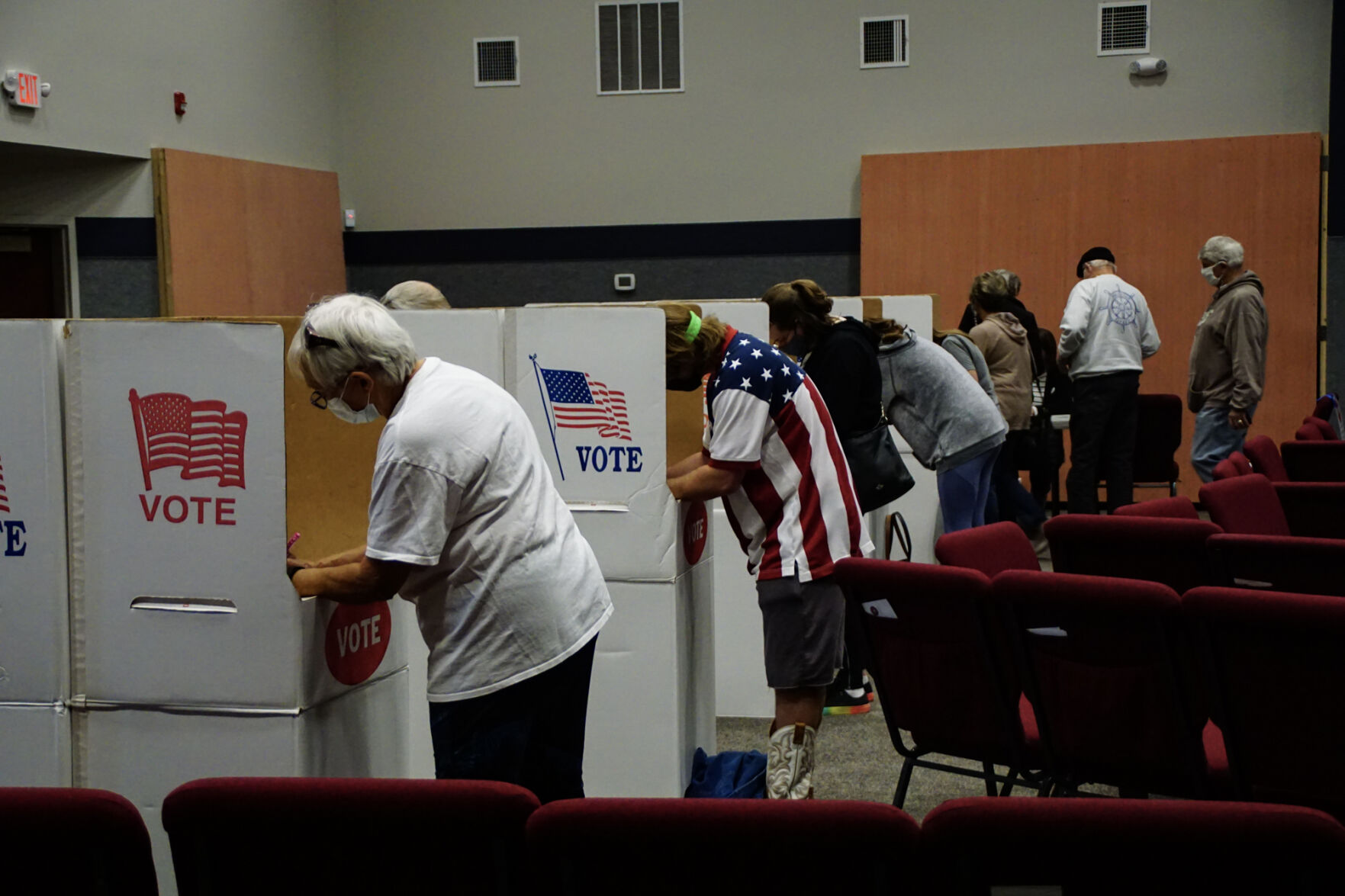 Voting booths